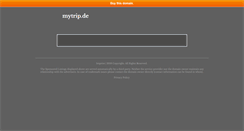 Desktop Screenshot of mytrip.de